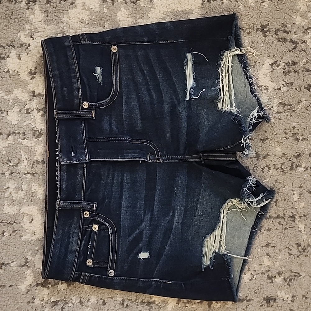 American Eagle Next Level Stretch Midi Jean Shorts